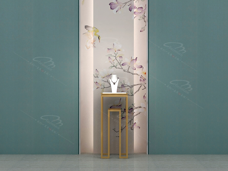 藝術(shù)風(fēng)展柜設(shè)計(jì)